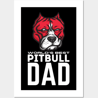 World's Best Pitbull Dad Posters and Art